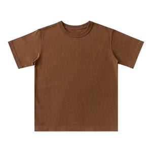 เสื้อยืดผ้าคอตตอนขนาด320กรัมสำหรับผู้ชายเสื้อถักทรงหลวมดีไซน์ปักโลโก้ตามสั่ง - Product Image 4