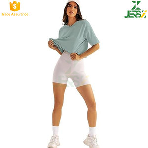 เสื้อยืดคอกลมผู้หญิงทรงโอเวอร์ไซส์ทรงโอเวอร์ไซส์สไตล์วินเทจซักได้ฤดูร้อน - Product Image 5