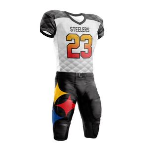 Uniforme de Fútbol Americano Corto de Secado Rápido de Alta Calidad, Estilo Único al por Mayor, Sublimación Personalizada, Anti-UV, 100% Poliéster - Product Image 3