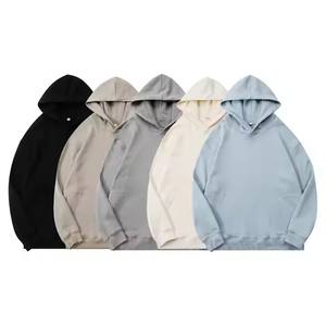 High Quality Streetwear Custom Logo for Printing 220gsm Polyester Cotton Blank Loose Style Casual Plus Size <b>Men's</b> <b>Hoodies</b> - Product Image 5