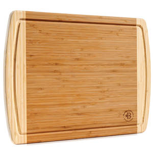 Tabla de cortar de bambú duradera y ecológica, herramienta especial para la preparación de comidas en la cocina - Product Image 1