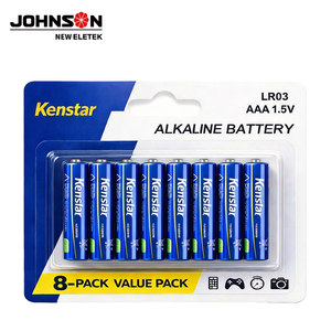 Pila Alcalina Ultra LR03 de 1.5V, Paquete de 8 Unidades en Tarjeta, Potente y de Larga Duración, Suministro del Fabricante con Certificación CE KC - Product Image 1