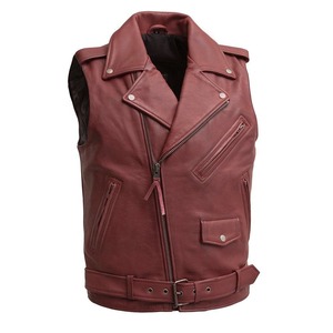 Hot Street Style Leather <b>Vest</b> Outdoor Casual Wear Fashionable <b>Vest</b> for <b>Men</b> - Product Image 1