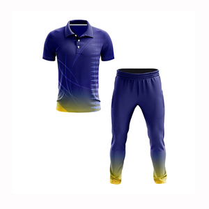 ชุดเสื้อเล่นคริกเก็ตของผู้ชายชุดเสื้อทีมที่ออกแบบด้วยการระเหิด - Product Image 1