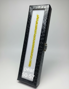 เพชรทรงลูกแพร์สีเหลืองแฟนซี  เพชรสังเคราะห์ทรงลูกแพร์  ความใสระดับ VVS-VS  สำหรับแหวนหมั้นและเครื่องประดับ - Product Image 2