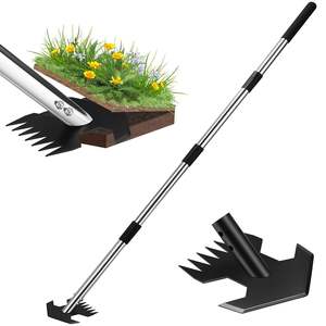 Heavy Duty Dual-Use Garden Hoe Adjustable <b>Weeder</b> & Hula Hoe - Product Image 2