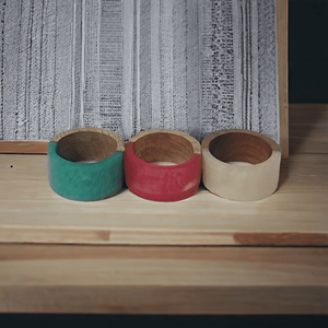 Fashionable Colorful Resin Wood Napkin Rings Set Customized Elegant Tabletop Holders Napkins Wood Crafts Wooden Boxes <b>Wall</b> <b>Signs</b> - Product Image 5