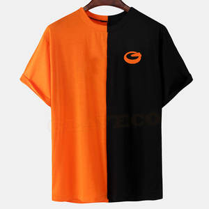 Camisetas de hombre de alta calidad Logotipo personalizado Color sólido Algodón/Fibra de bambú para adultos - Product Image 1