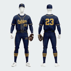 2026 New Design High Quality Adult <b>Baseball</b> Uniforms <b>Set</b> Custom Size with Printed Front Latest Style in Solid Color Breathable - Product Image 2