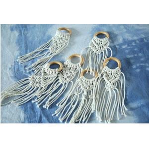 Porte-serviettes en macramé de qualité standard fabriqué avec un cordon 100% coton d'Inde au meilleur prix - Product Image 4