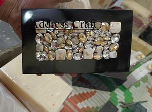 Pochette en résine Travail de la pierre pour les femmes Tenue de fête Embrayage de soirée Embrayage Look en résine Utilisation de cadeaux Disponible à l'adresse Artisanat Inde - Product Image 6