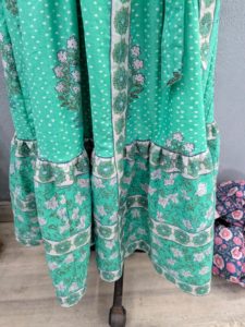 Vestido de Verano para Mujer, Estampado Floral, Hecho a Mano en India, Estilo Bohemio, Casual, Manga Larga, Estilo Y2K, Dulce y Natural, con Dos Bolsillos Laterales - Product Image 4