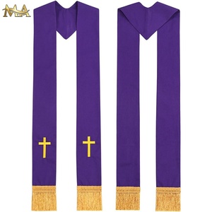 Accessoires de chape pour l'enseignement et les églises, en gros, avec logo et images personnalisés, 100% polyester, unisexe - Product Image 5