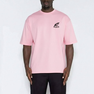 T-shirt de sport pour homme au design unique avec logo personnalisé en gros, t-shirts de sport pour homme surdimensionnés au meilleur prix - Product Image 3