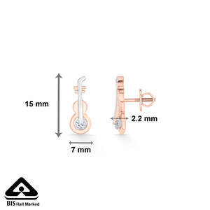 Pendientes de Perlas con Estrella Dorada Melody String para Mujer - Product Image 6