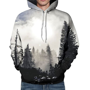 Sweat à capuche à sublimation entièrement personnalisé pour hommes Top Design coupe-vent respirant anti-empilage Sweats à capuche à sublimation au prix de gros - Product Image 4
