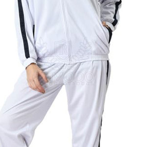 Ensemble de survêtement décontracté pour femmes, hiver, uni, 2 pièces, avec couleur et logo personnalisables, 100% polyester, pour activités de plein air - Product Image 6