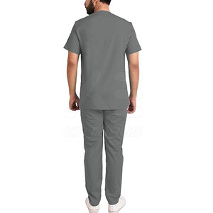 OEM Service Latest Design Medical <b>Scrub</b> Suit High Quality Custom Color & Logo Unisex <b>Scrub</b> <b>Sets</b> - Product Image 3