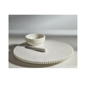 Marbre blanc paresseux Susan fabriqué à la main blanc cuisine organisateur paresseux Susan pour cuisine meilleur design papillon prix - Product Image 5