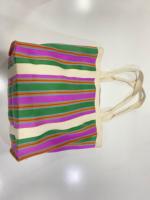Grands sacs de courses réutilisables écologiques en nylon recyclé avec impression offset, couleur personnalisée, fermeture éclair supérieure, fabriqués en Inde, approvisionnement en gros