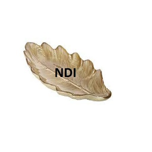 Article à utiliser pour la maison Plateau de service à dessert Vaisselle Décoration Traiteur Plateau en métal Plateau à feuilles Qualité supérieure - Product Image 1