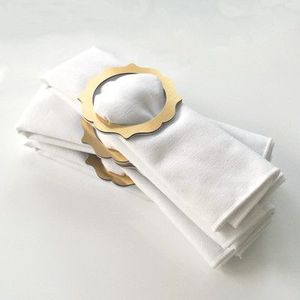 Multifunctional Brass Napkin <b>Tissue</b> Holders Luxury Metal Rings for <b>Wedding</b> Decoration Stocked Brass Ring Collectibles - Product Image 6