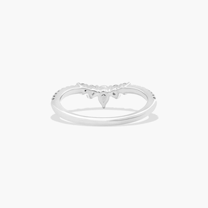 Elegante ANILLO DE PLATA 925 con curva de diamante de moissanita para mujer, joyería deslumbrante para compromiso, boda o regalo de aniversario - Product Image 3