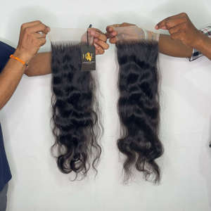 Rizado 5x5 6x6 Virgen cutícula alineada crudo indio templo cabello humano Hd transparente completo cierre de encaje pelucas - Product Image 1