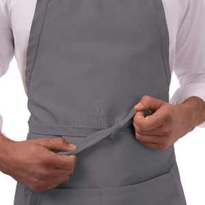 Venta directa de fábrica, delantal de chef ligero hecho a medida, diseño único en lona duradera para chefs - Product Image 6