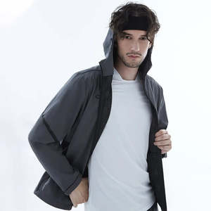 Giacca Sportiva con Cappuccio <span class=keywords><strong>Patagonia</strong></span> Windbreaker 011 per l'Autunno, Design Rivestito - Product Image 5