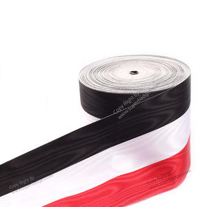 High Quality Customized <b>Masonic</b> Regalia Moire Ribbon As Per Customer Requirements OEM Demand - Product Image 1