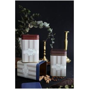 105x105x160 mm Square Tin <b>Box</b> Set ( Set of 3 ) Elegance Elegance Design - Product Image 1