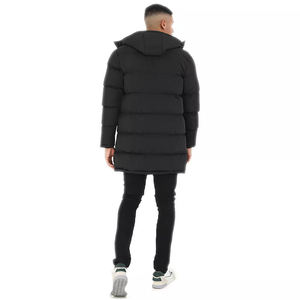Stylish Men's Custom Lightweight Puffer <b>Jackets</b> <b>Long</b> Length Canvas Outerwear with Bubble Design Wholesale - Product Image 2