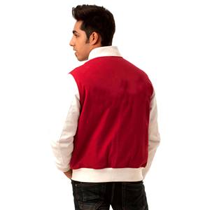 Chaqueta universitaria de béisbol para hombre de color personalizado con bordado de botones hecho a medida, abrigo Bomber con letras de talla grande, servicio OEM - Product Image 5