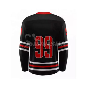 เสื้อฮอกกี้น้ำแข็งทีมแบบสลิมฟิต ทนทาน ผลิตจากโพลีเอสเตอร์ 100% สวมใส่สบาย เป็นมิตรกับสิ่งแวดล้อม ปรับแต่งได้ สำหรับนักกีฬา - Product Image 2