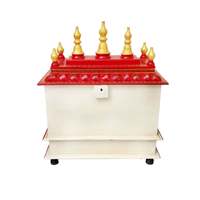 Temple artisanal magnifiquement coloré hindou Mandir Mandap Puja Ghar religieux Pooja décor de bureau à domicile avec livraison gratuite