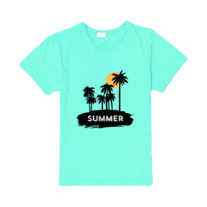 T-Shirt tricoté toutes saisons décontracté à demi-manches pour femmes Coton Spandex Taille XL Asymétrique Respirant Streetwear Personnalisable - Product Image 2