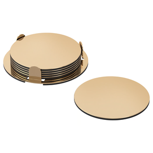 Support pour sous-verres en laiton, fait main, écologique, réutilisable, design personnalisable, style campagnard, léger, facile d'entretien, parfait pour le quotidien - Product Image 6