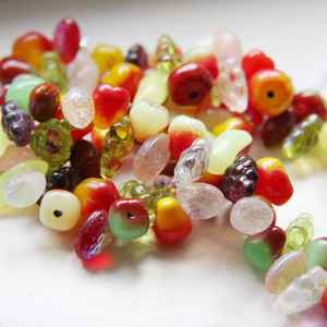 Latest Collection Random Selected Czech Mixed Fruit Tutti Frutti X Mix Color <b>Loose</b> Glass <b>Beads</b> for Jewelry Bracelet Making - Product Image 1