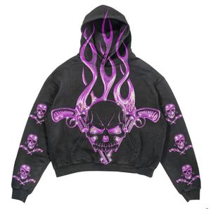 Jeans en denim pour hommes, coupe ample, hiver, écologiques, 100% coton biologique, design et logo personnalisés, sweat à capuche avec grande poche - Product Image 2