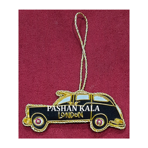 Wholesaler And Manufacturer Of Handmade Christmas <b>Ornaments</b> Embroidery Hanging <b>Car</b> Shape In Low Price Beautiful Decoration Item - Product Image 1