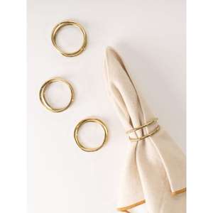 Servilleteros de latón hechos a mano con intrincados grabados florales y añadiendo un toque de clase A sus ocasiones especiales - Product Image 4