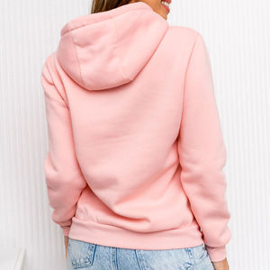 Vente en gros Logo personnalisé haute qualité femmes vierge fermeture éclair complète cordon doux polaire surdimensionné Y2k Hip Hop femmes sweats à capuche - Product Image 3