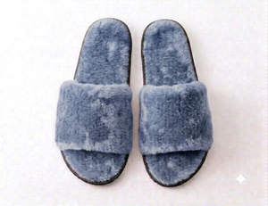 Pantuflas de Invierno Personalizadas de Lujo, Bordadas, Acogedoras, de Piel Sintética, para Hombre - Product Image 3
