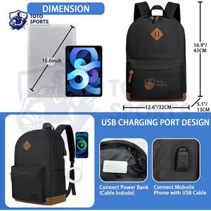 Sacs pour ordinateur portable de bureau professionnels, tendance, de qualité supérieure, légers, à prix raisonnable, multi-poches, imperméables, confortables et respirants - Product Image 6