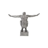 Nouvelle sculpture artisanale en métal représentant une personne humaine, design moderne, haute qualité, décoration pour la maison et le bureau, objet solide, cadeau d'anniversaire