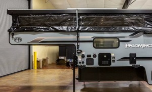 Remolque de caravana moderno 2024, mini caravana expandible tipo lágrima, de aleación de aluminio, plegable, ligero, con capacidad máxima de carga de 1500 kg, impermeable. - Product Image 5