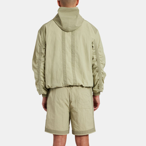 Conjunto Corto Cortavientos para Hombre, Elástico, Ligero, 100% Poliéster, para Correr, Entrenar, Movimiento al Aire Libre, Alta Calidad - Product Image 2