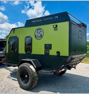 Lightweight Multifunctional Teardrop Mini Off-Road Camper <b>Trailer</b> Ready <b>for</b> Export <b>for</b> <b>Small</b> Travel with Vehicle or <b>Car</b>. - Product Image 1