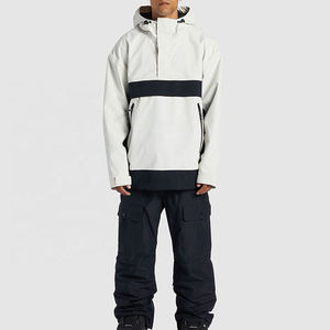 Nouvelle conception veste de ski imperméable légère quart de fermeture éclair coupe-vent snowboard veste à capuche - Product Image 3